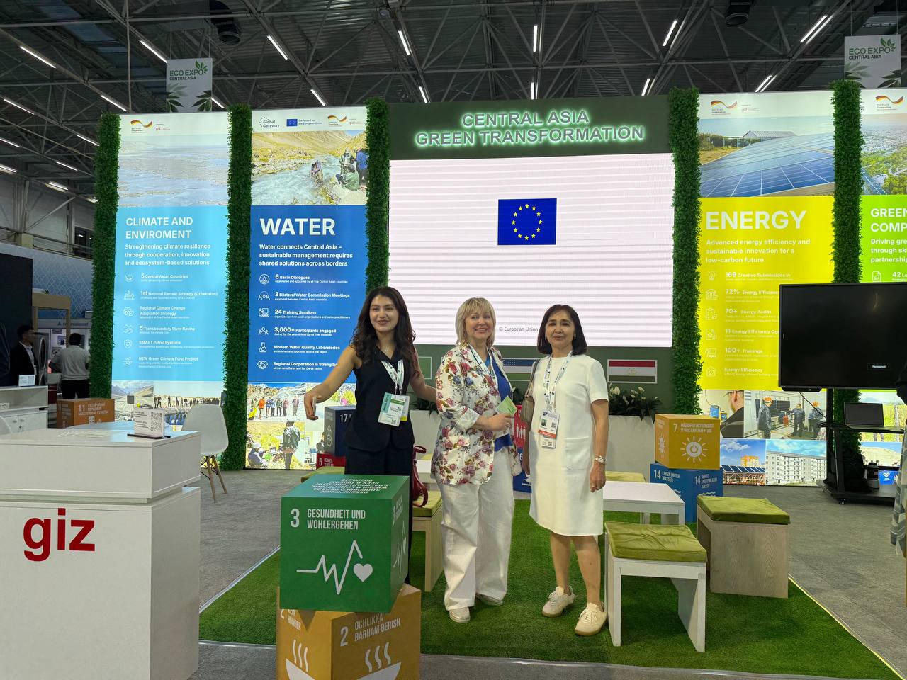 An associate professor from UWED took part in the international environmental exhibition, Eco Expo Central Asia 2026