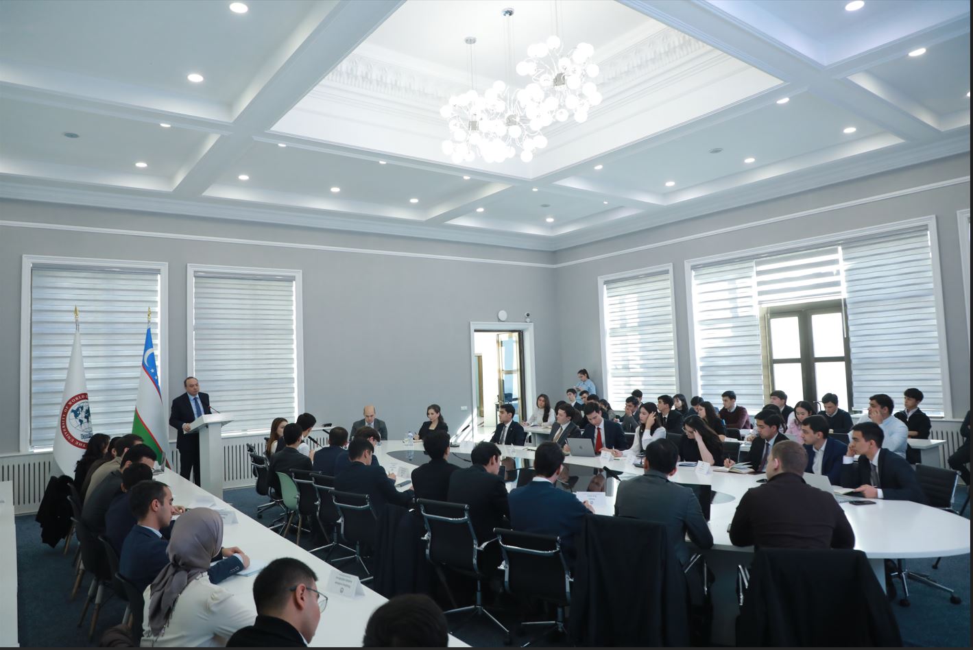 O‘zbekiston Respublikasi Prezidenti huzuridagi Strategik va mintaqalararo tadqiqotlar instituti direktori Eldor Aripov JIDUda ma’ruza qildi