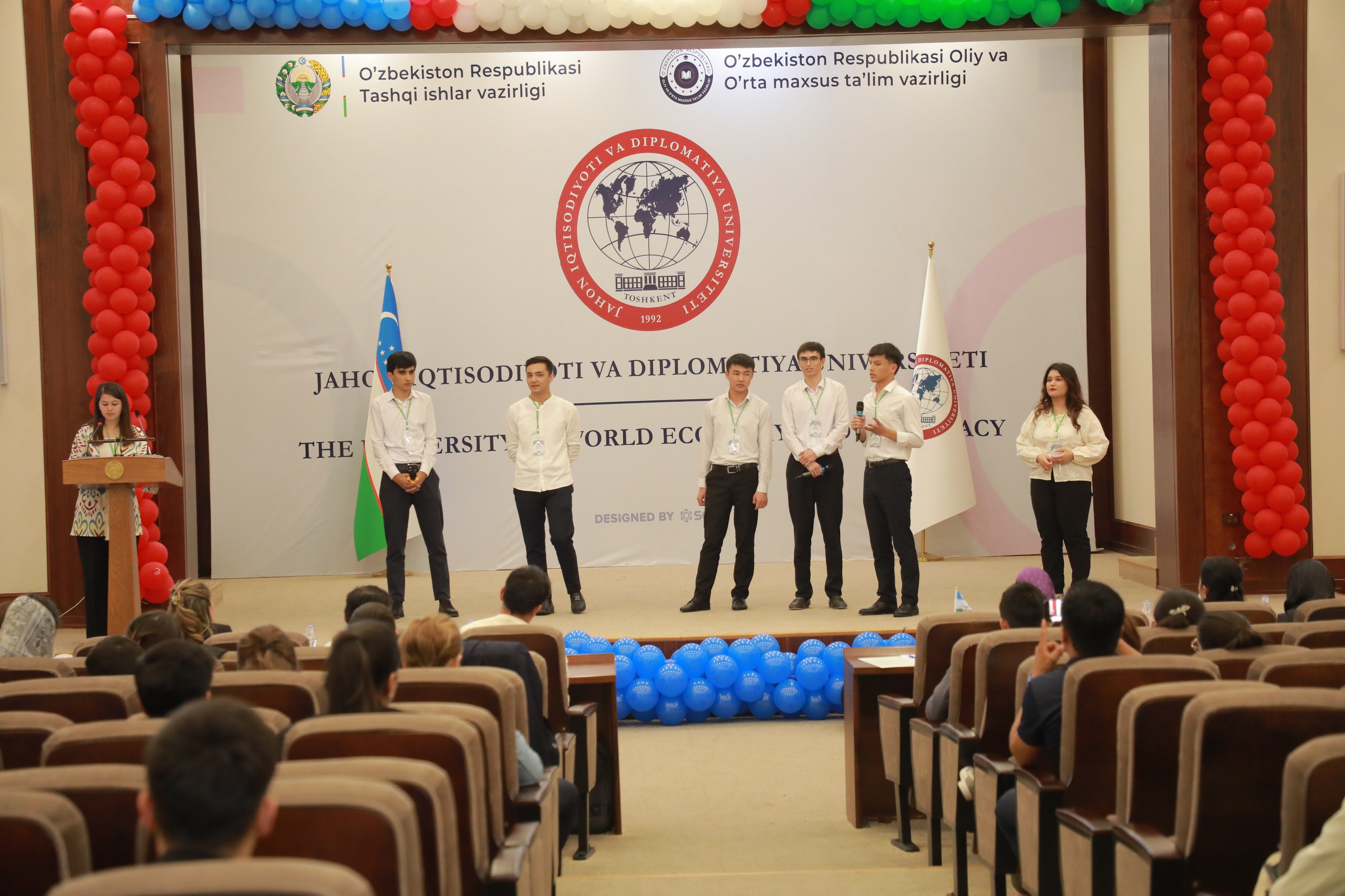 An oratory competition in Persian was held at the University of World Economy and Diplomacy