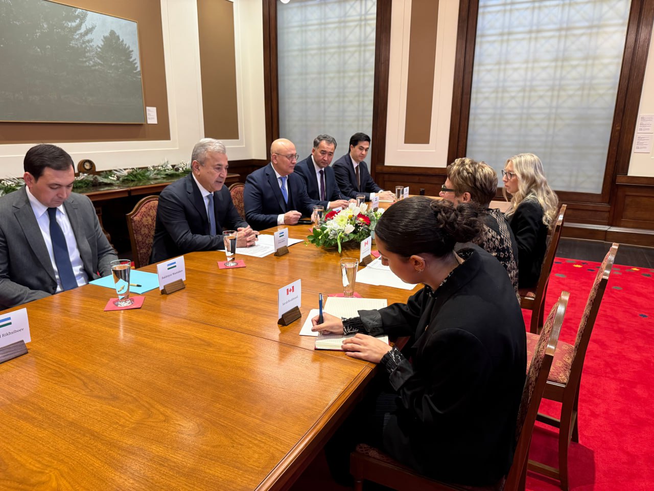 JIDU rektori boshchiligidagi O‘zbekiston delegatsiyasining Kanadaga rasmiy tashrifi amalga oshirildi