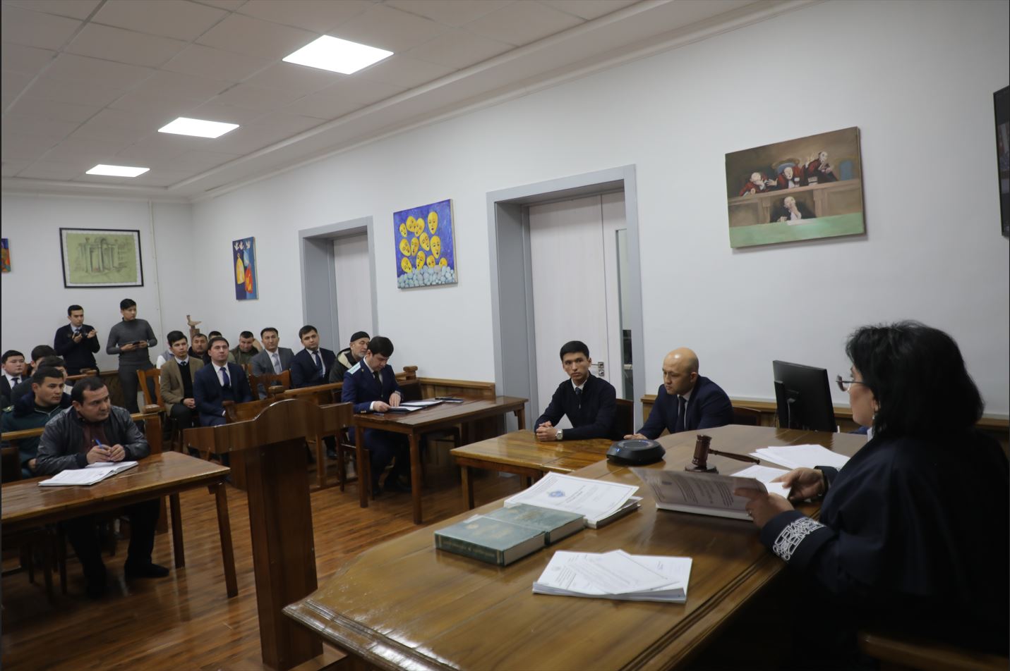 A court hearing was held at the University of World Economy and Diplomacy