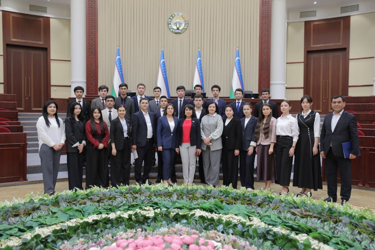 UWED students visited the Legislative Chamber of the Oliy Majlis of the Republic of Uzbekistan
