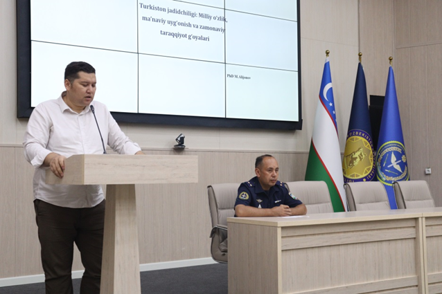 JIDU vakili jadidchilik harakati tarixiga bag‘ishlangan ilmiy seminarda ma’ruza qildi