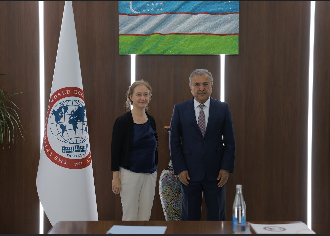 Suv resurslarini boshqarish xalqaro institutining vakili bilan uchrashuv bo‘lib o‘tdi