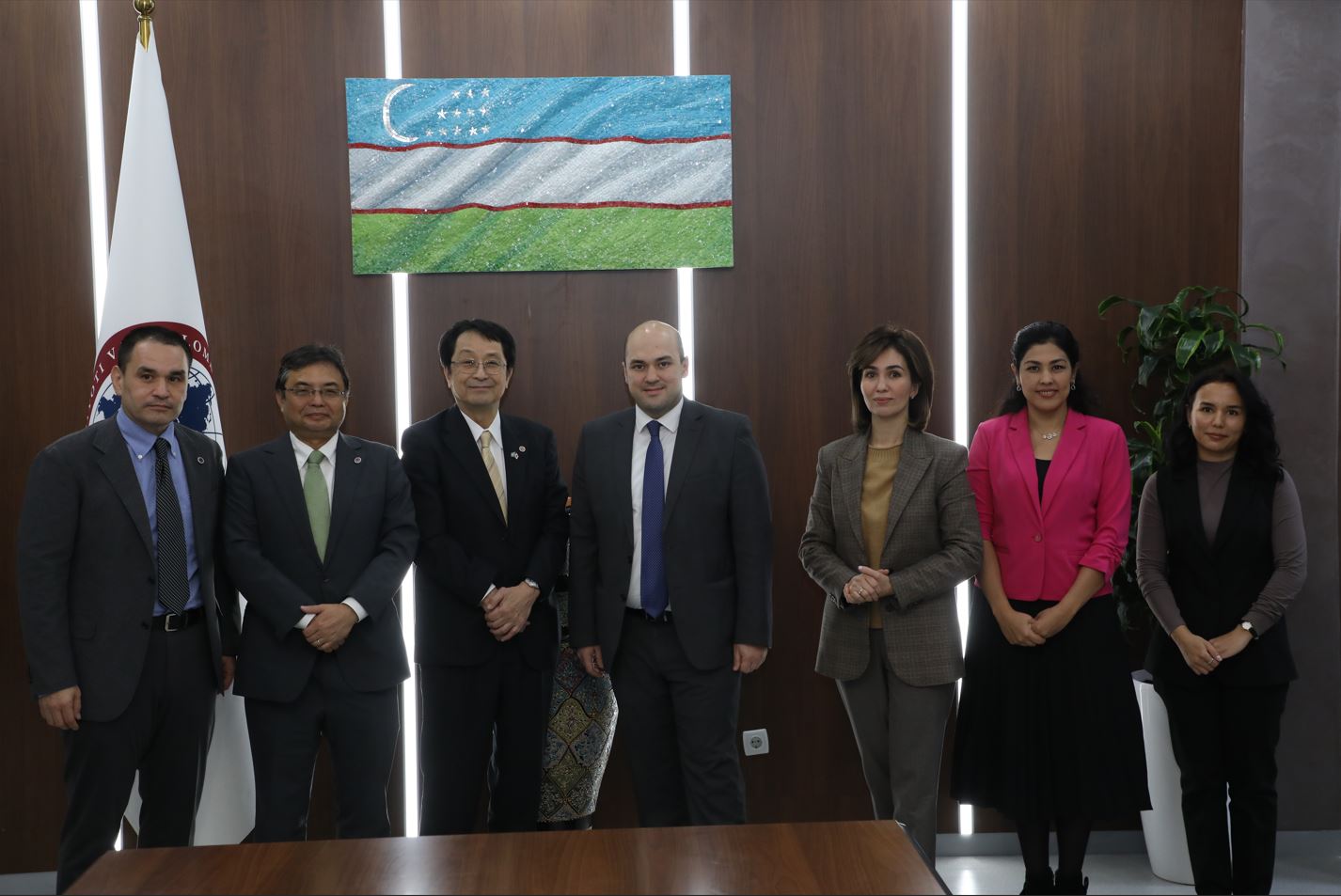 Rector of the University of Tsukuba visited UWED