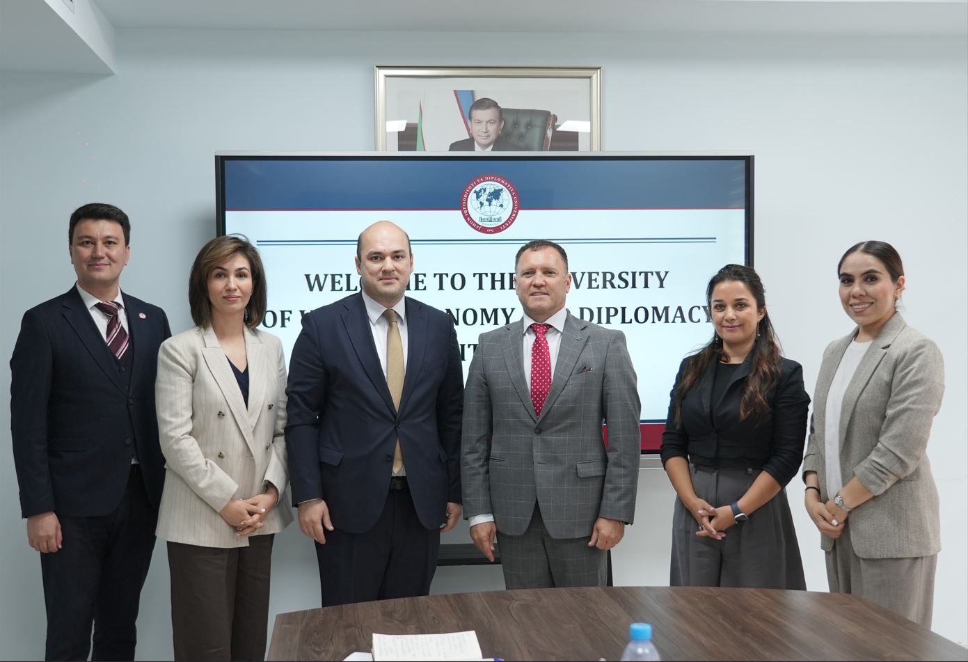 A meeting was held at the University of World Economy and Diplomacy with representatives of the UNHCR