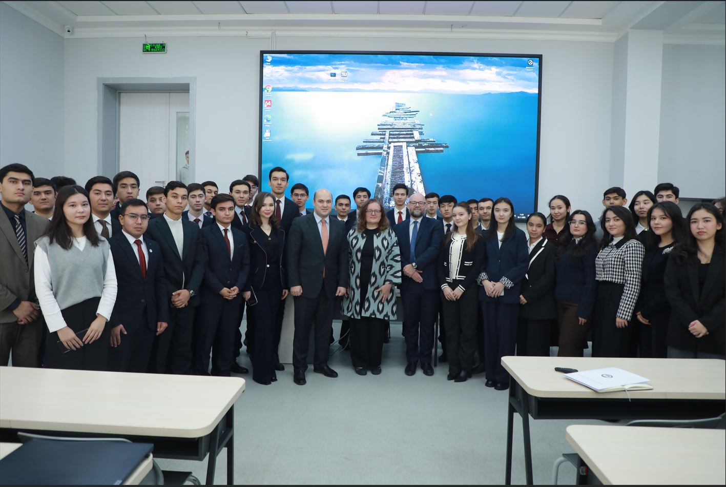 BMTning O‘zbekistondagi doimiy koordinatori va ISHONCH jamg‘armasi kotibiyati rahbari JIDU talabalari uchun ma’ruza qildilar