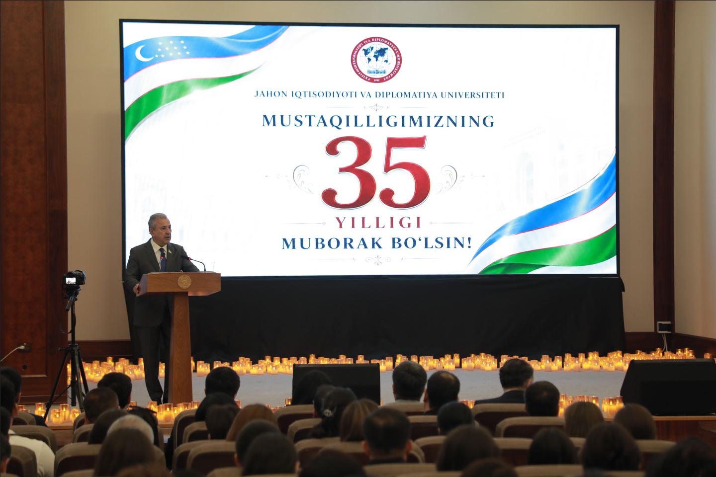 JIDUda O‘zbekiston Respublikasi mustaqilligining 35 yilligiga bag‘ishlangan tantanali yig‘ilish bo‘lib o‘tdi