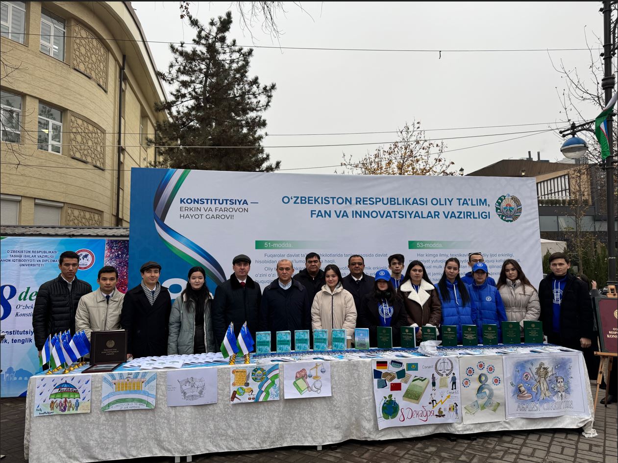 The University of World Economy and Diplomacy took an active part in the “Constitution Street” campaign