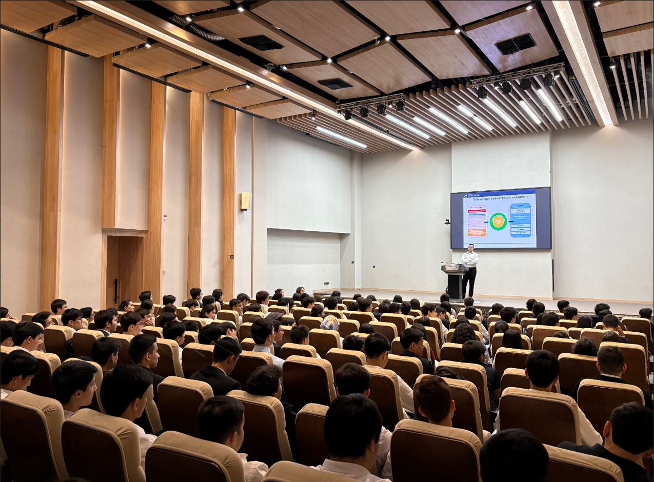 JIDU talabalari Markaziy bank mutaxassisi bilan uchrashuvda monetar tartibga solish amaliyotini o‘rgandilar