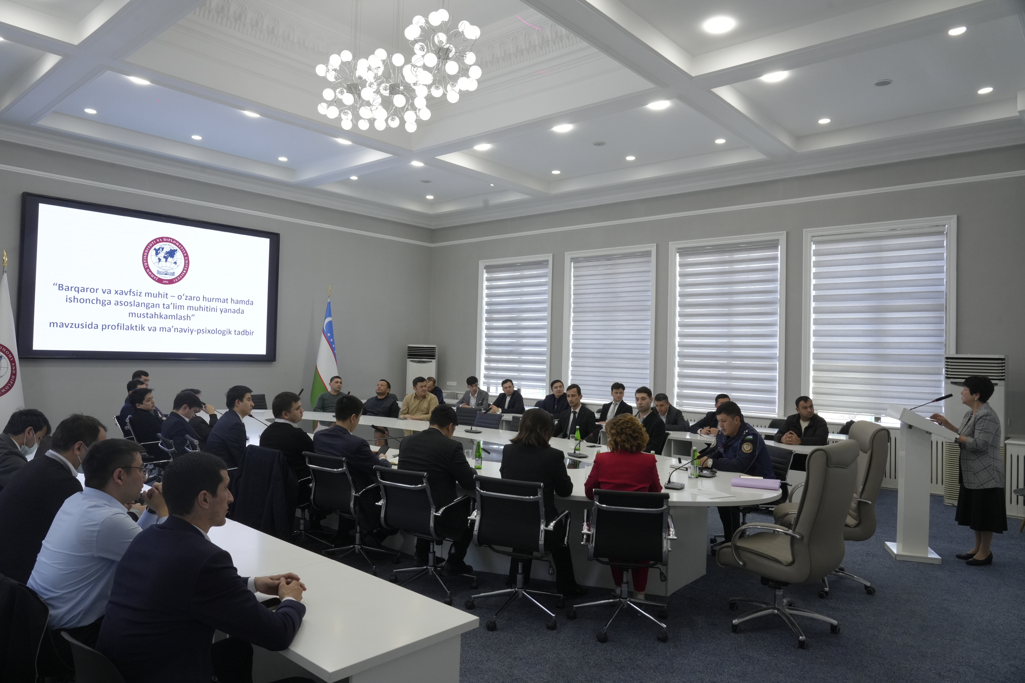 Barqaror va xavfsiz muhitni mustahkamlash bo‘yicha tadbir o‘tkazildi