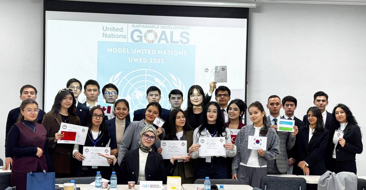 “SDG MUN” Held at the University of World Economy and Diplomacy