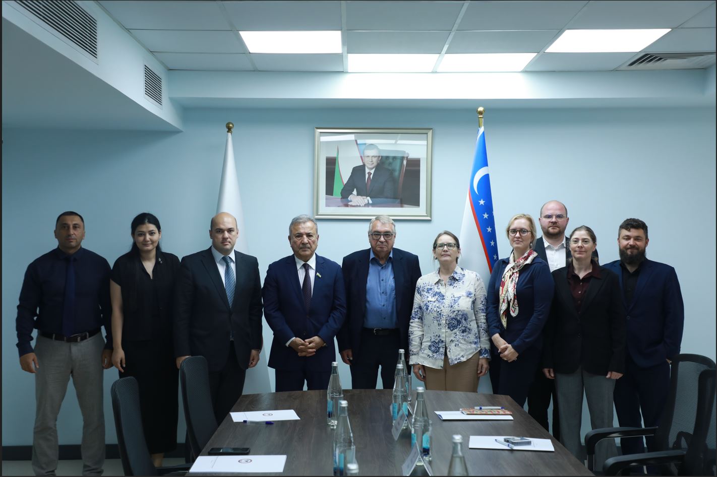 A meeting with representatives of the Rosa Luxemburg Foundation was held at UWED