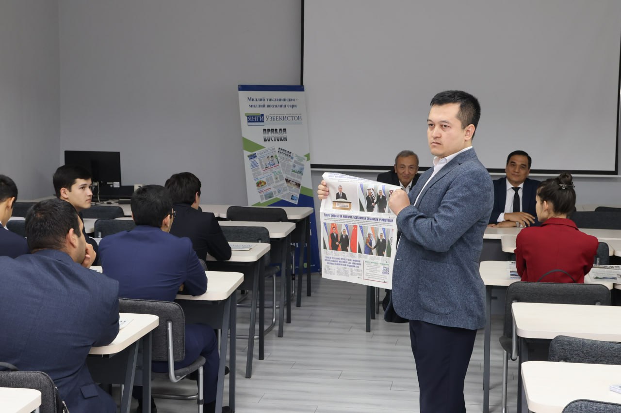 Journalists from the newspapers “Yangi O‘zbekiston” – “Pravda Vostoka” visited UWED