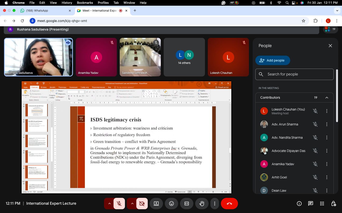 JIDU o‘qituvchisi Sanskaram universitetiga ekspert sifatida taklif etildi