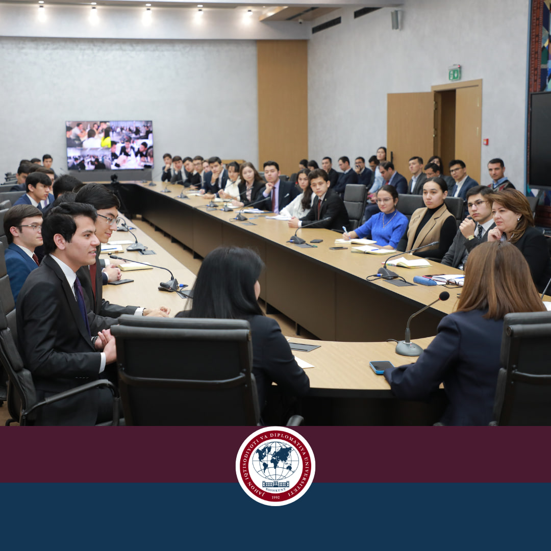 Заместитель министра высшего образования, науки и инноваций Шахло Турдикулова посетила Университет мировой экономики и дипломатии