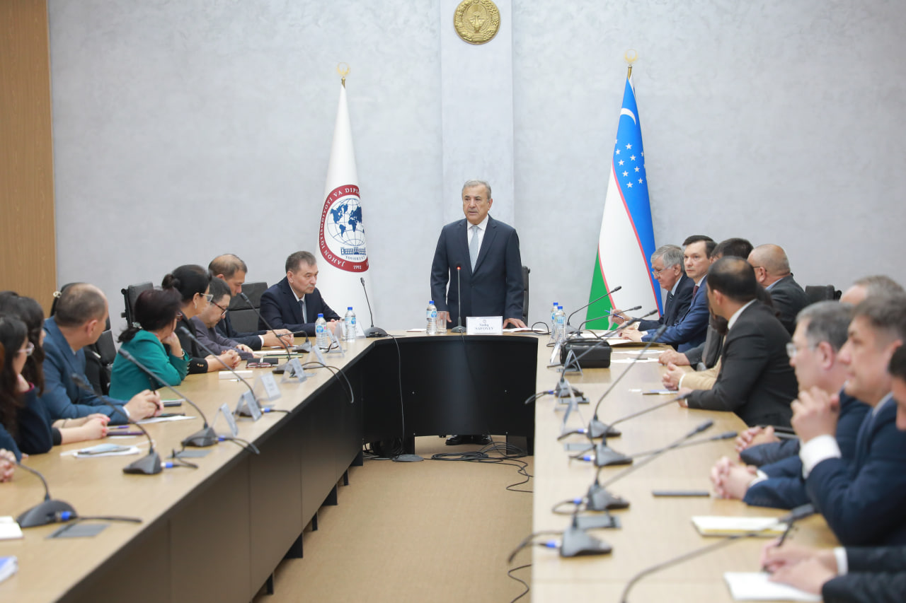 A meeting of the Specialized Scientific Council for awarding the degree of Doctor of Law was held at the University of World Economy and Diplomacy