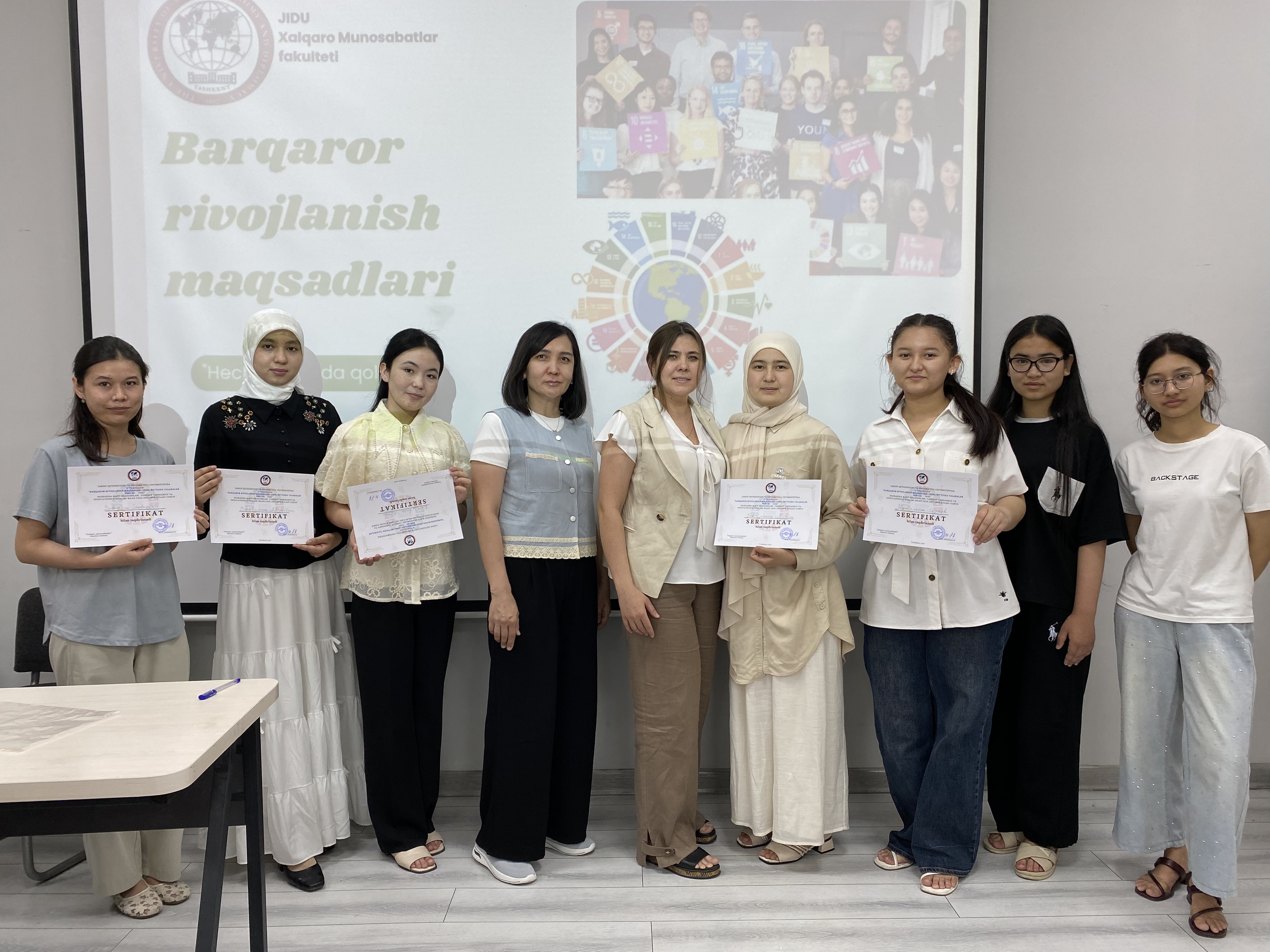 Quiz Organized for UWED Students within The Framework of The Sustainable Development Goals