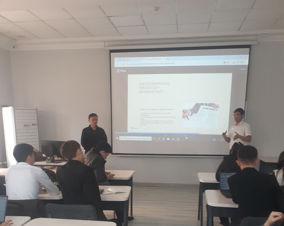 В УМЭД была обсуждена система обязательств в гражданском праве Республики Узбекистан, их значение и взаимосвязь с другими отраслями права