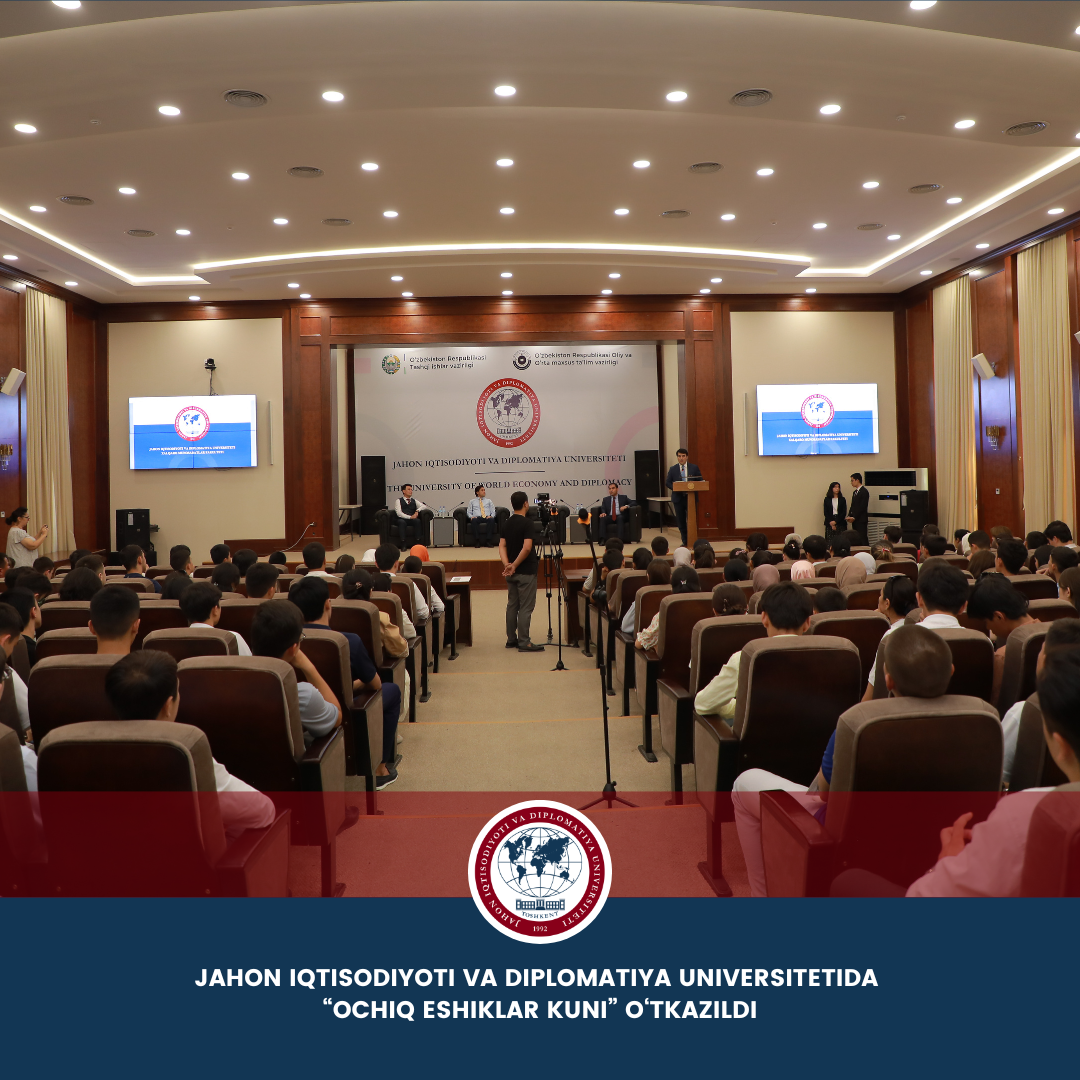 The University of World Economy and Diplomacy hosted an “Open Doors Day”