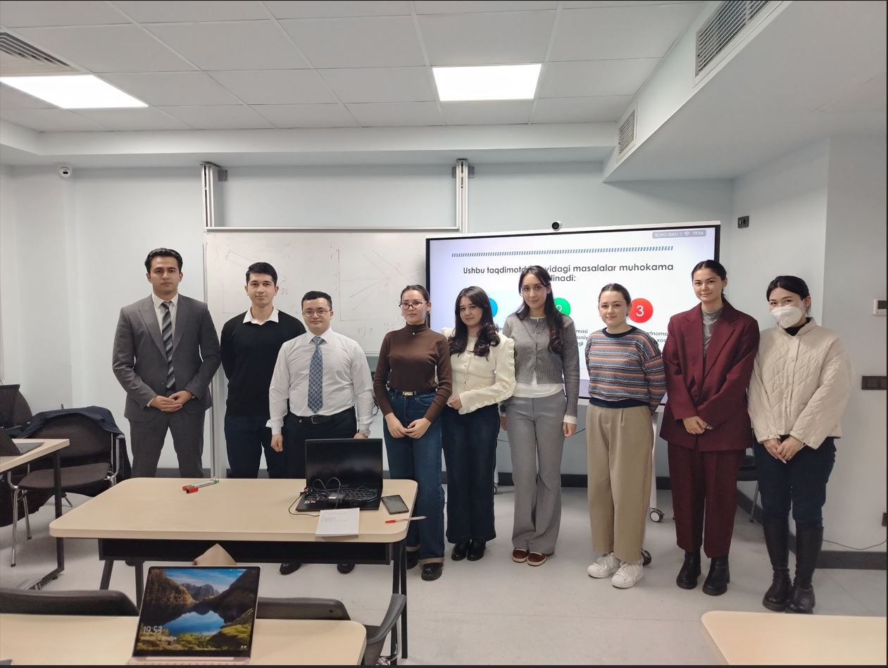 JIDU Barqaror Rivojlanish Maqsadlarini amalga oshirish doirasida konssessiya shartnomalari hamda davlat-xususiy sheriklik to‘g‘risidagi shartnomalarga bag‘ishlangan mahorat darsi o‘tkazildi