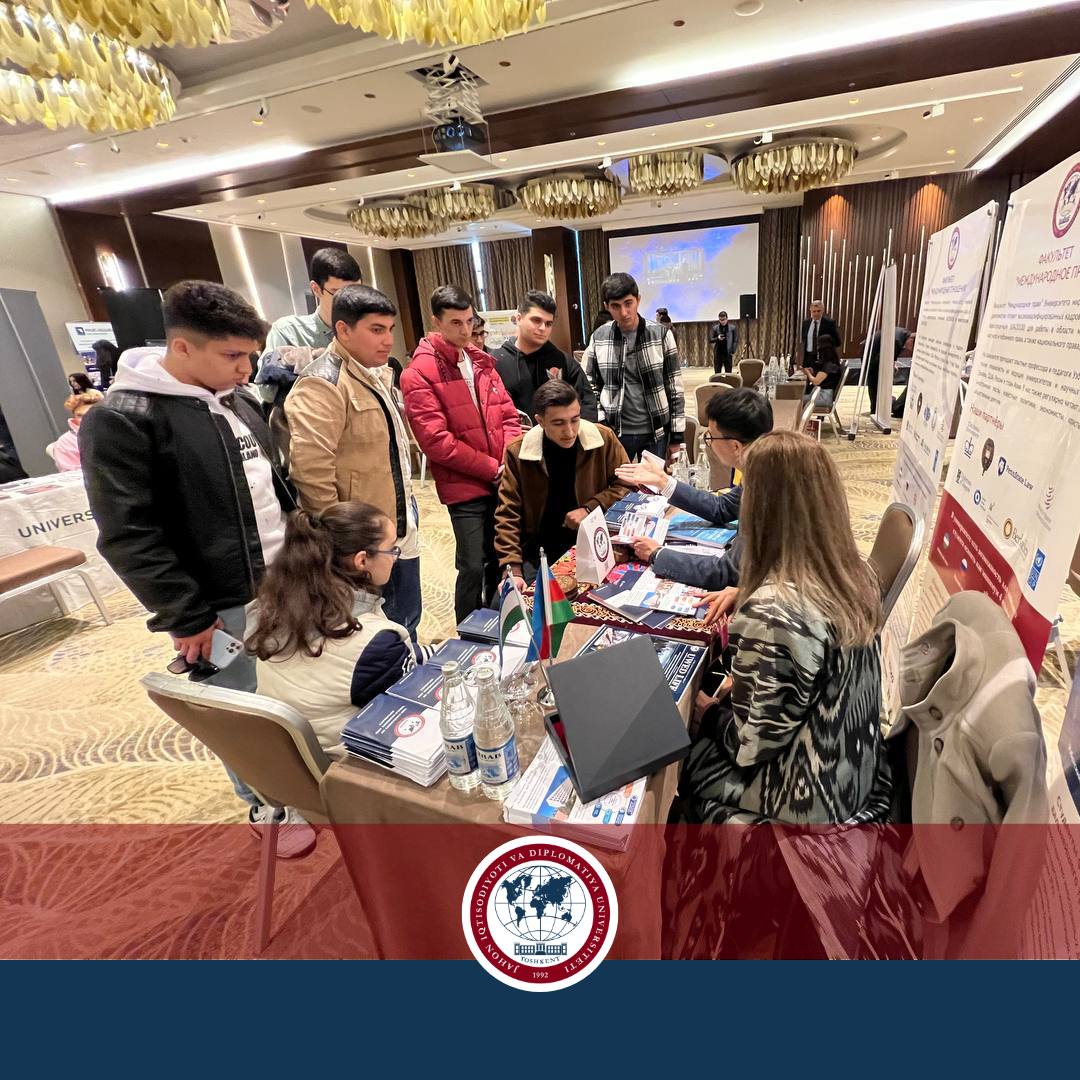 The University of World Economy and Diplomacy participated in the international exhibition “International Education Fair 2023” held in Baku, Azerbaijan