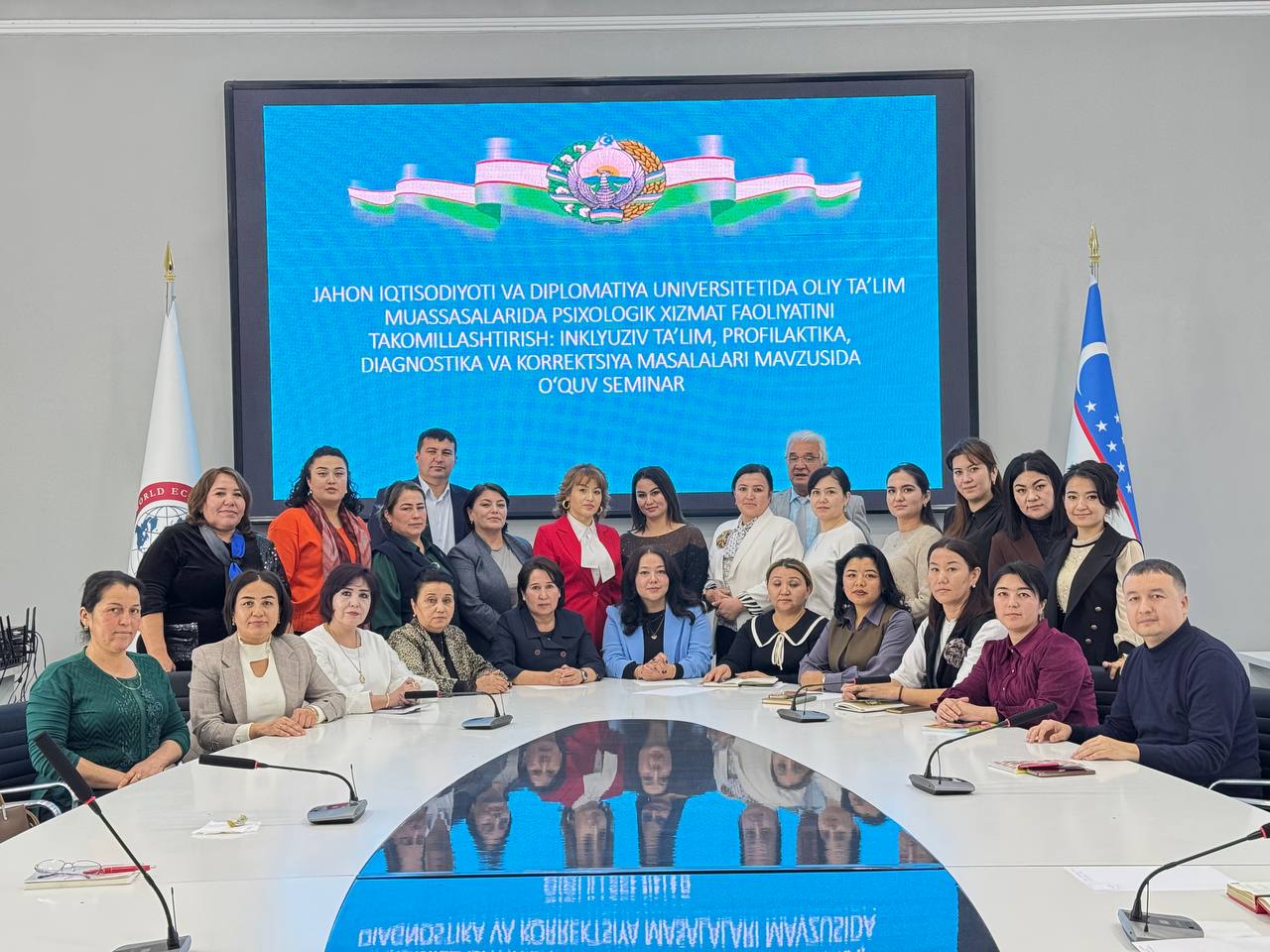 JIDUda Oliy ta’lim muassasalarida psixologik faoliyatni takomillashtirishga bag‘ishlangan seminar-trening o‘tkazildi