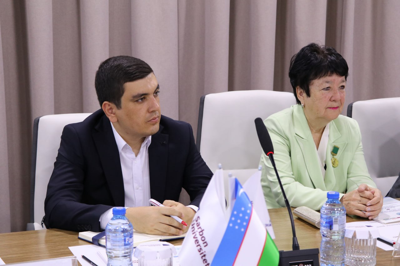 UWED Professor Etibor Sultanova participated in a round table dedicated to the 25th anniversary of the SCO