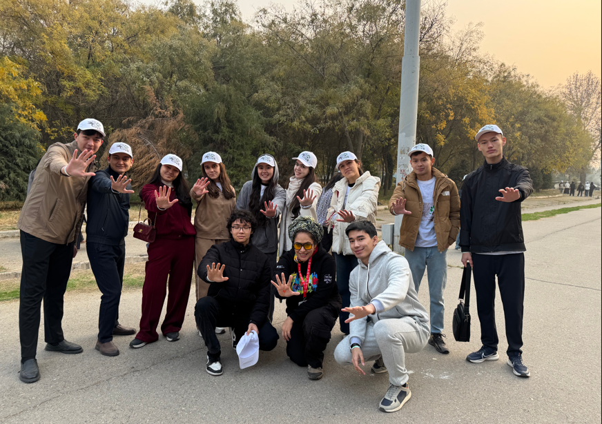 ECO Club of UWED participated for the first time in the tree passportization project in Uzbekistan