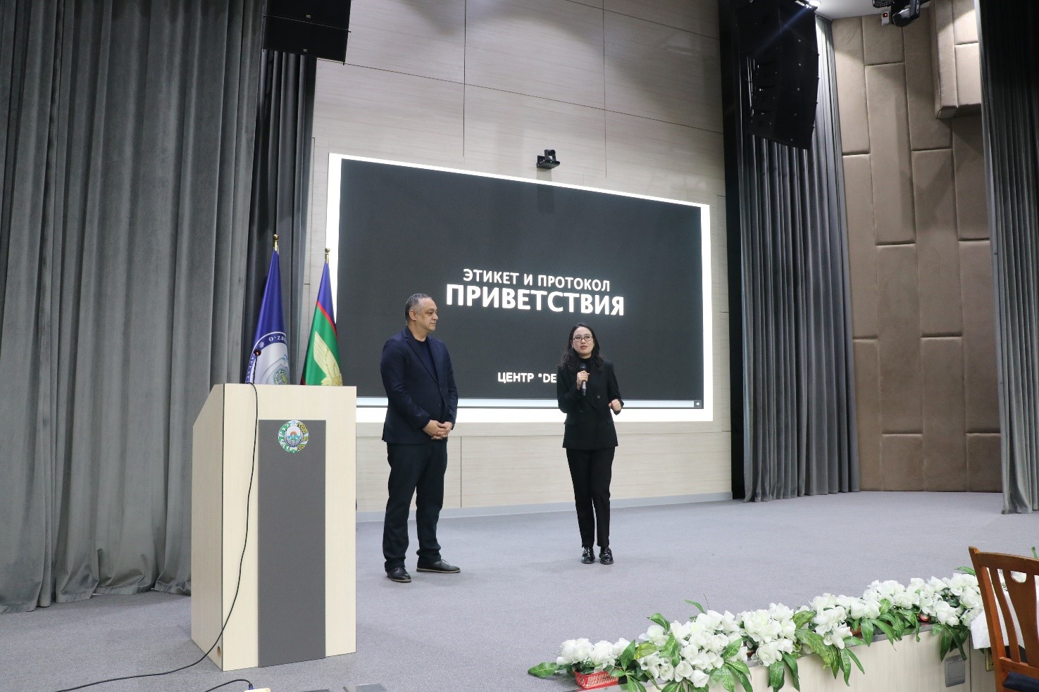 DXX “Temurbeklar maktabi” harbiy tinglovchilari uchun «Harbiy diplomatiya va Diplomatik protokol va etiket» mavzusida Master-klass tashkil etildi