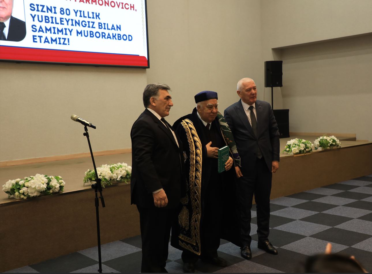 UWED celebrated the 80th anniversary of Doctor of Historical Sciences Rakhmon Farmonov