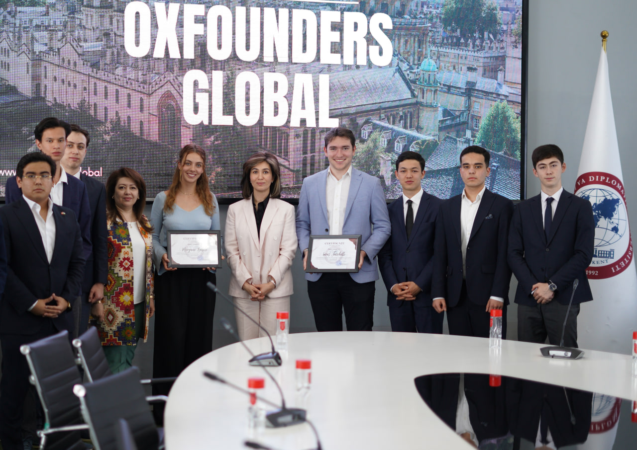 Учредители некоммерческой организации “Oxfounders Global” посетили Университет мировой экономики и дипломатии
