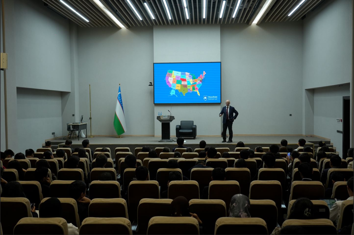UWED Hosts Guest Lecture by Penn State Dickinson Law Representative