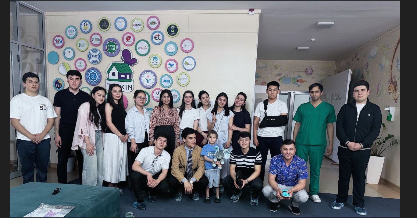 The volunteer team “Yaxshilik” of the UWED visited the first children's hospice “Taskin”
