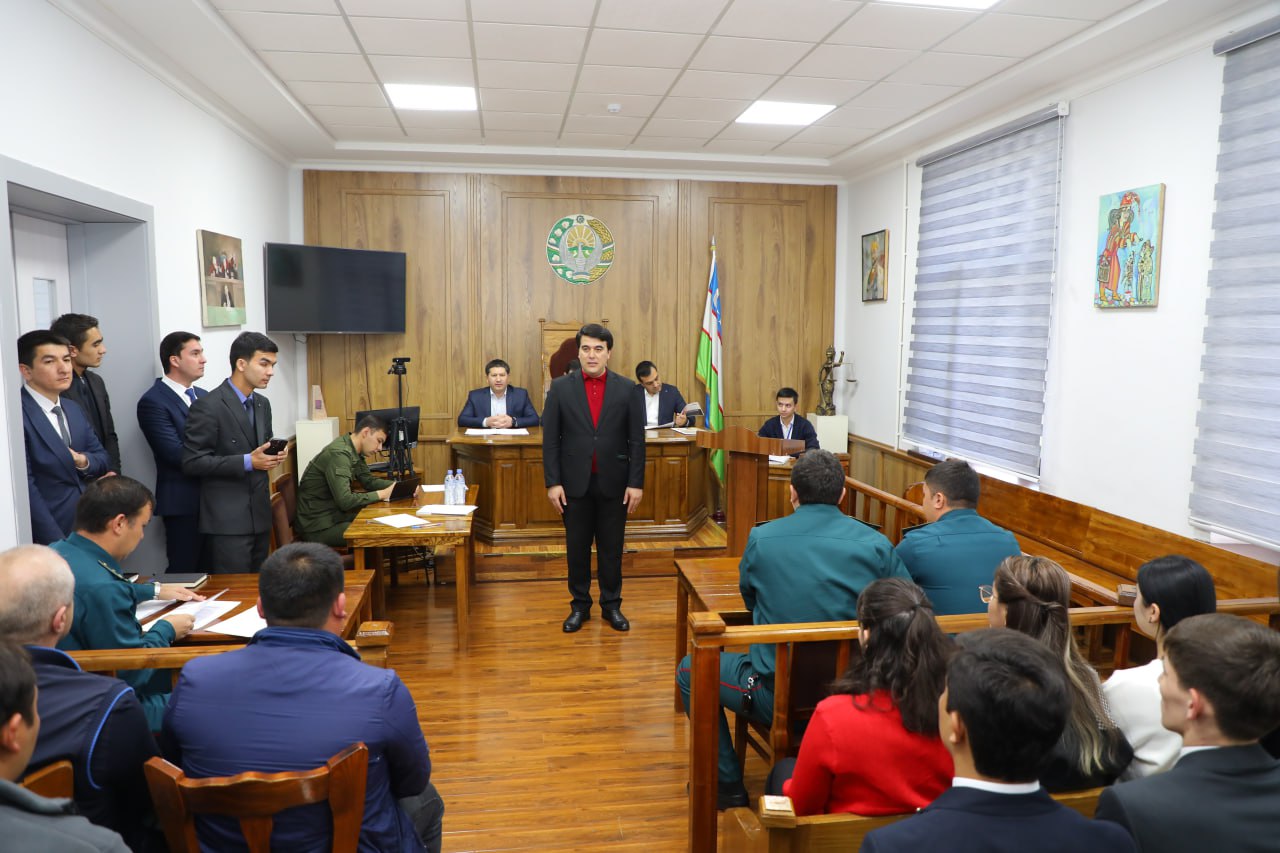 A court session was held at the University of World Economy and Diplomacy