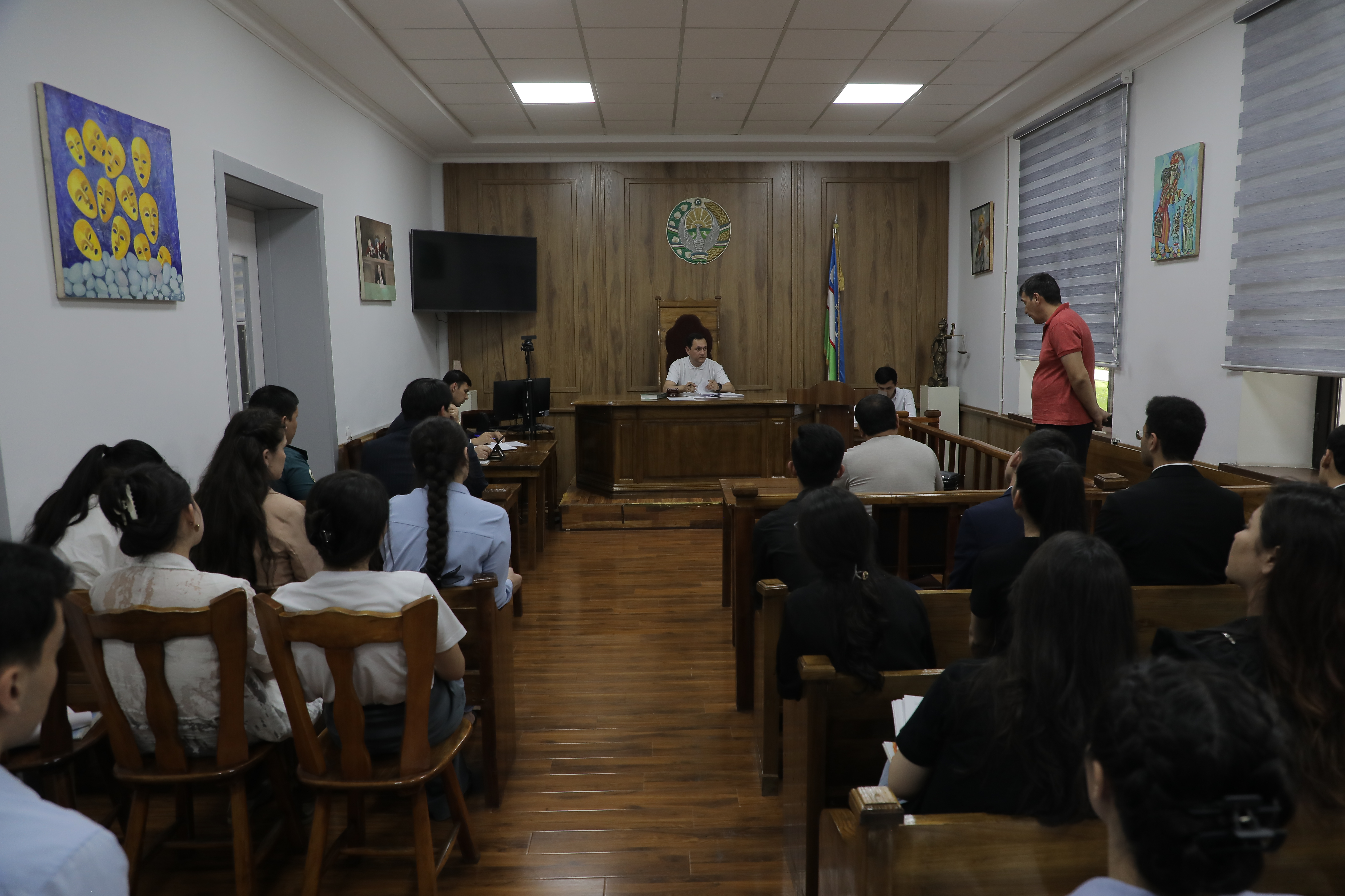 A court session was held at the University of World Economy and Diplomacy