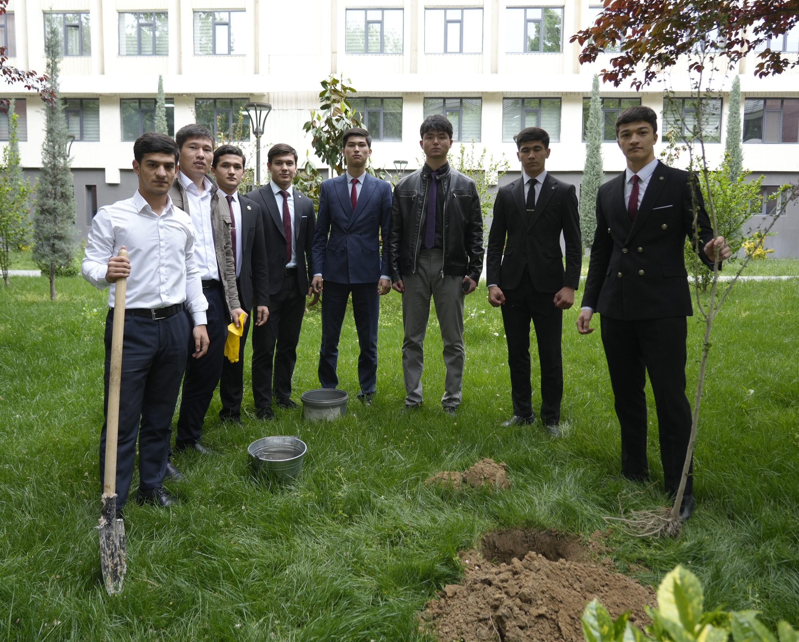 A “One Student - One Tree” campaign organized within the framework of the meeting between Leadership and Youth