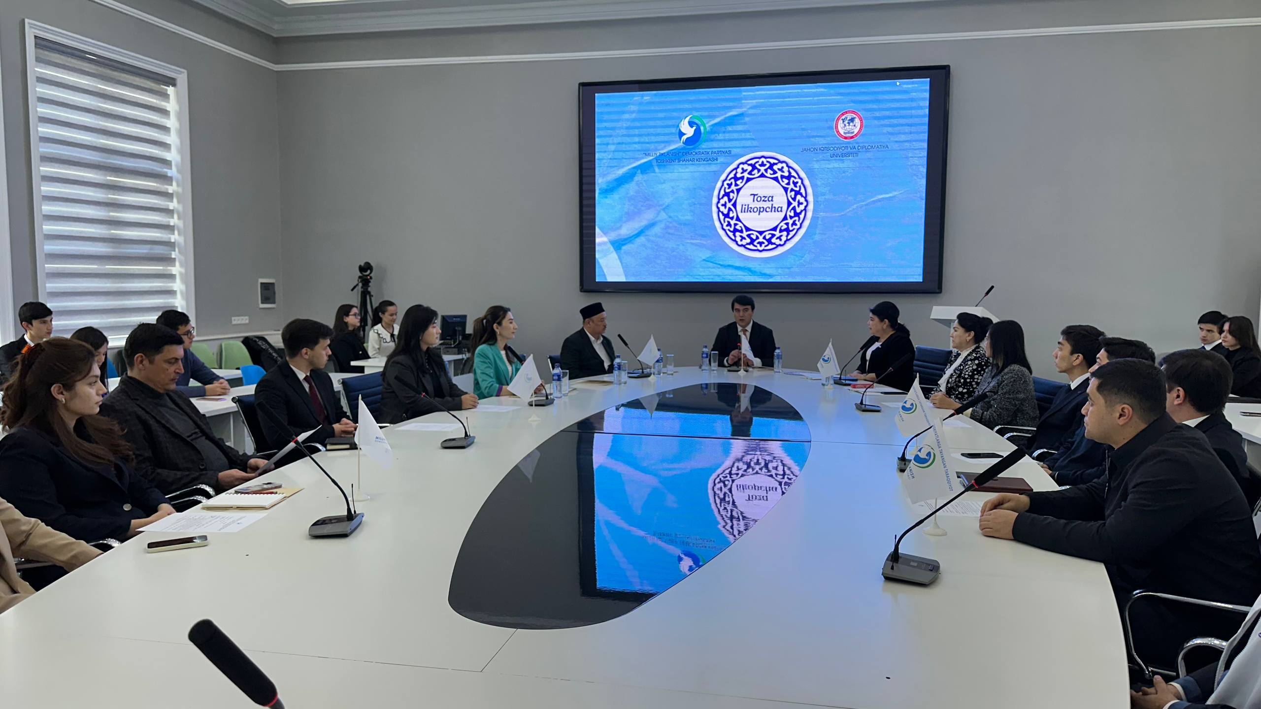 JIDUda “Milliy tiklanish” demokratik partiyasi bilan hamkorlikda “Toza likopcha” aksiyasi doirasida ma’rifiy tadbir o‘tkazildi