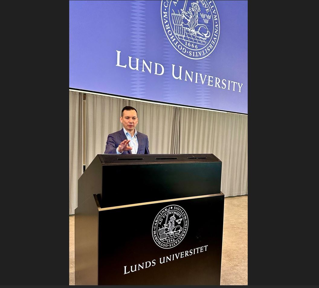 JIDU professori tomonidan Shvetsiyaning Lund universitetida ma’ruza darslari tashkil etildi