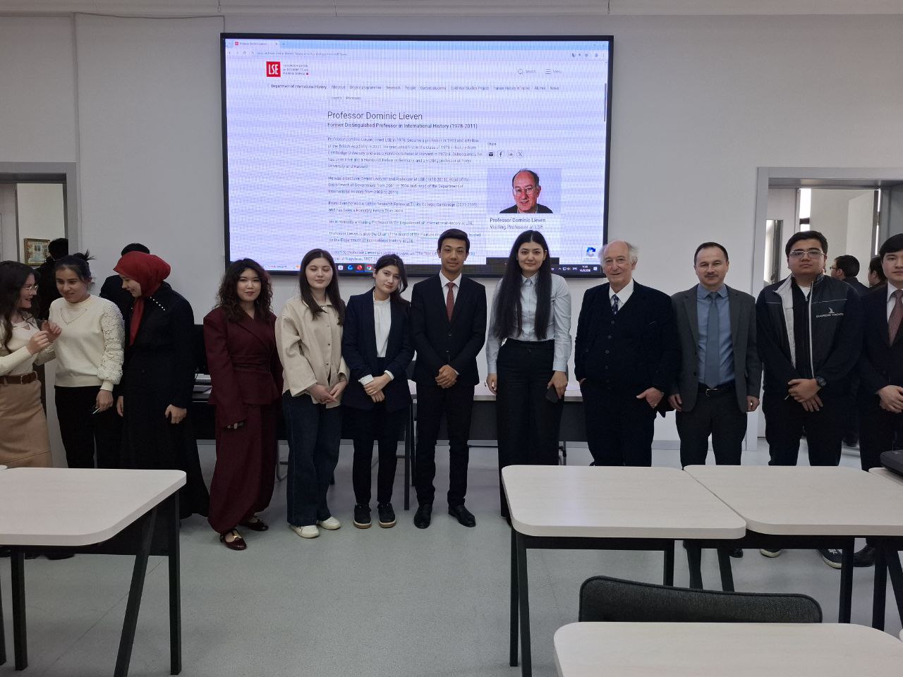 Two-day master class by a Cambridge University professor at UWED