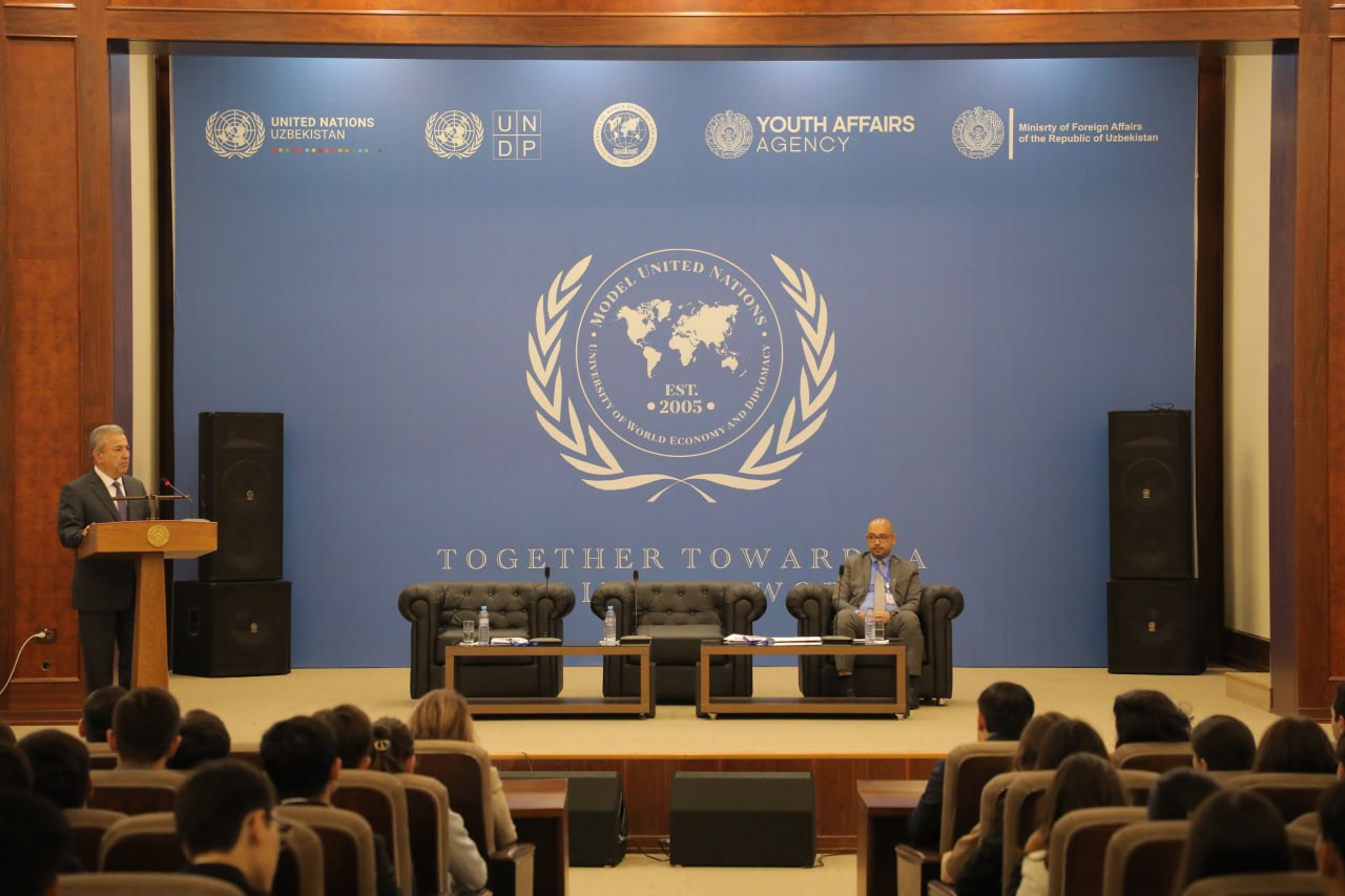 The Model of the United Nations was held at the University of World Economy and Diplomacy