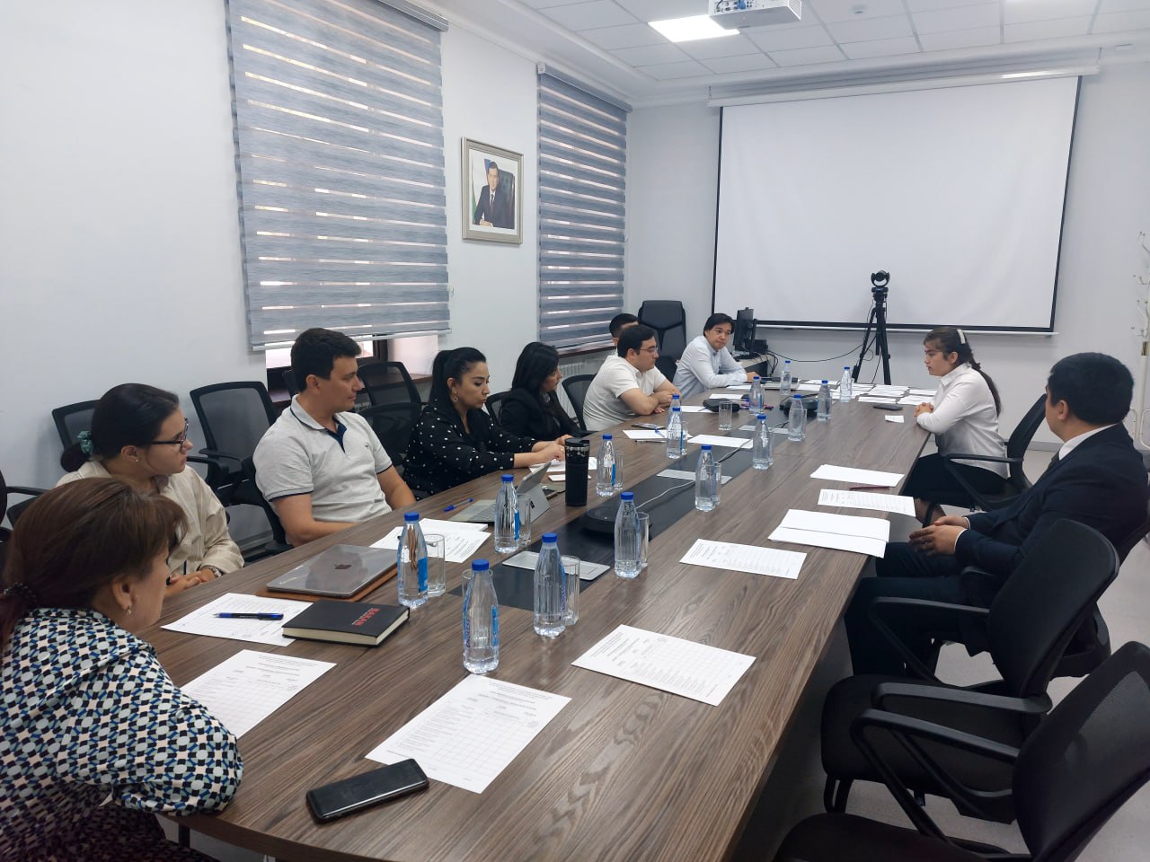 An interview process was held for the admission of graduates who have successfully completed the law  technical schools of the Ministry of Justice to the undergraduate courses for the academic year 2023-2024