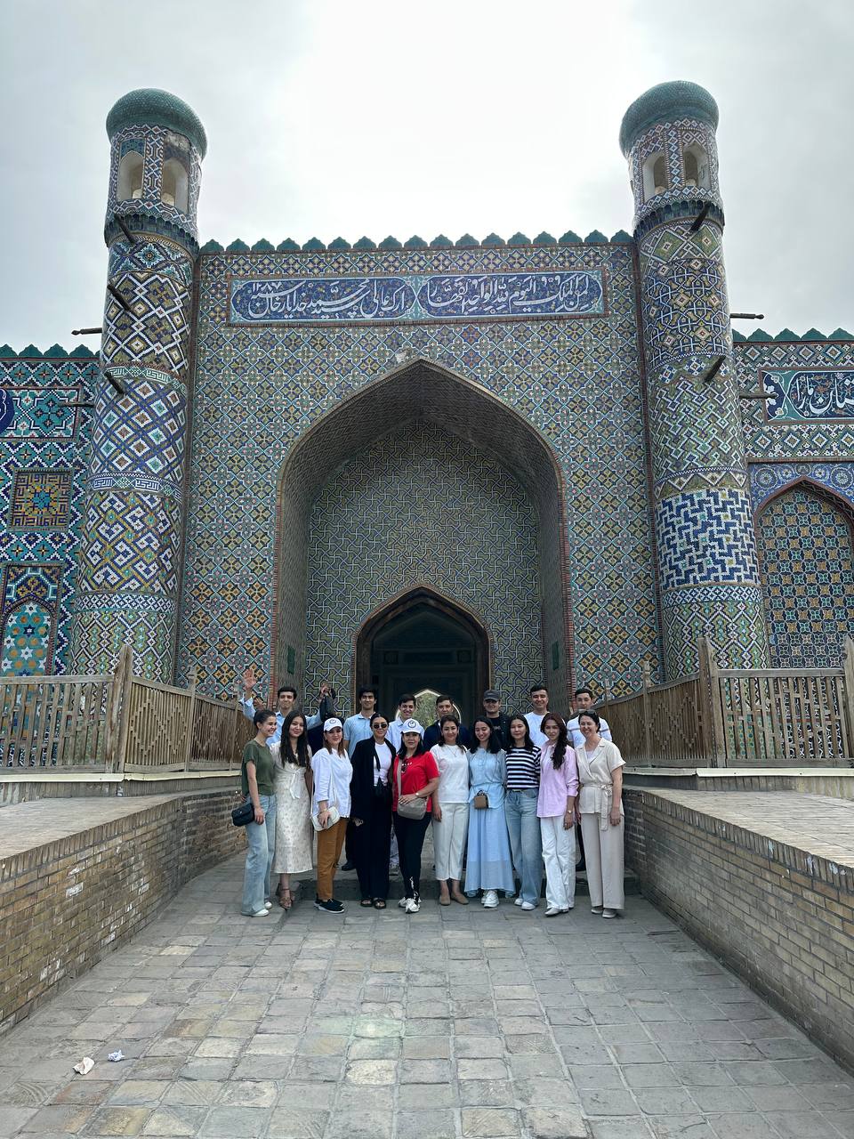 UWED staff organized a trip with students to the Fergana Valley