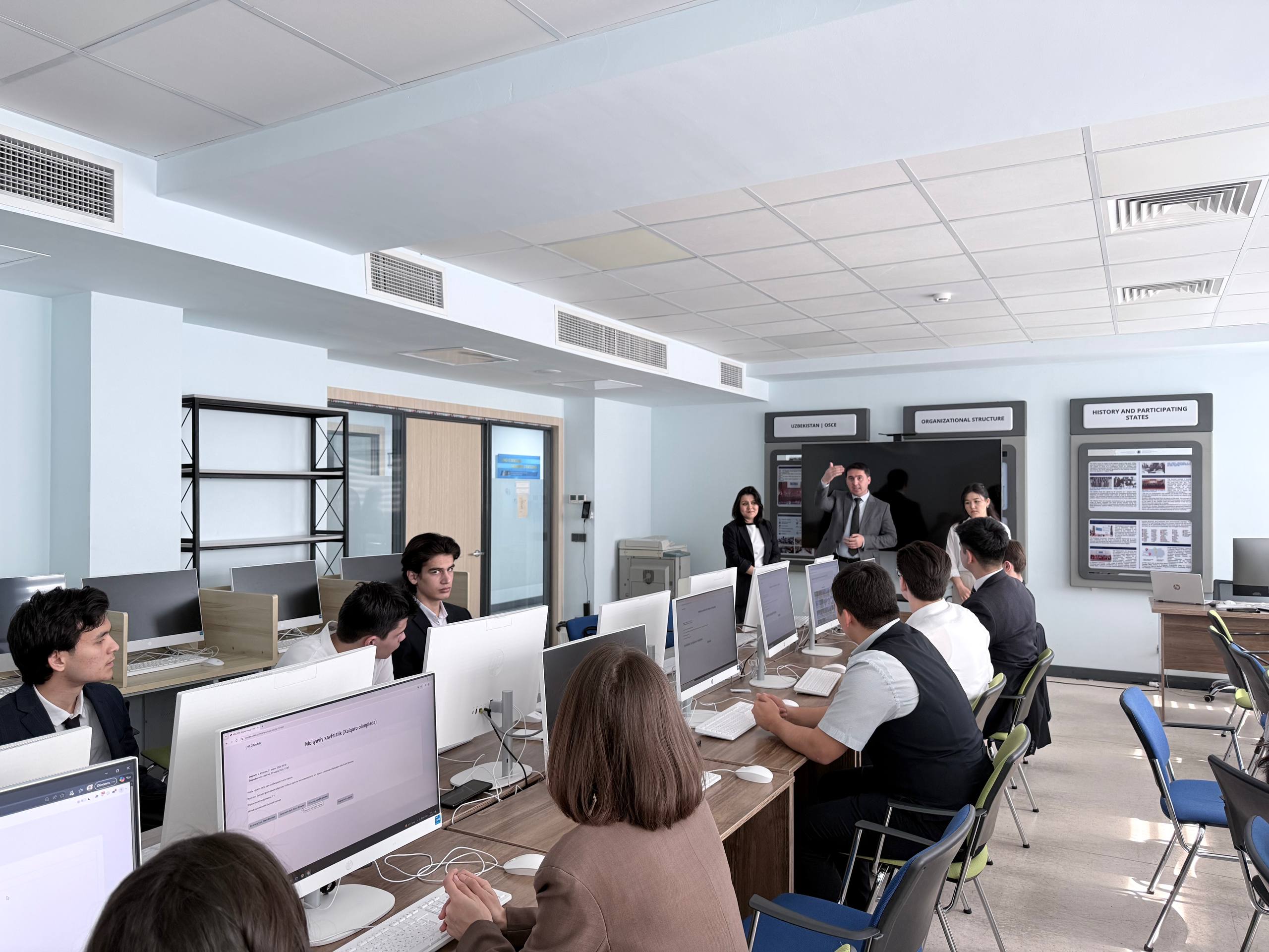 JIDUda Moliyaviy xavfsizlik bo‘yicha xalqaro olimpiadaning universitet bosqichi o‘tkazildi