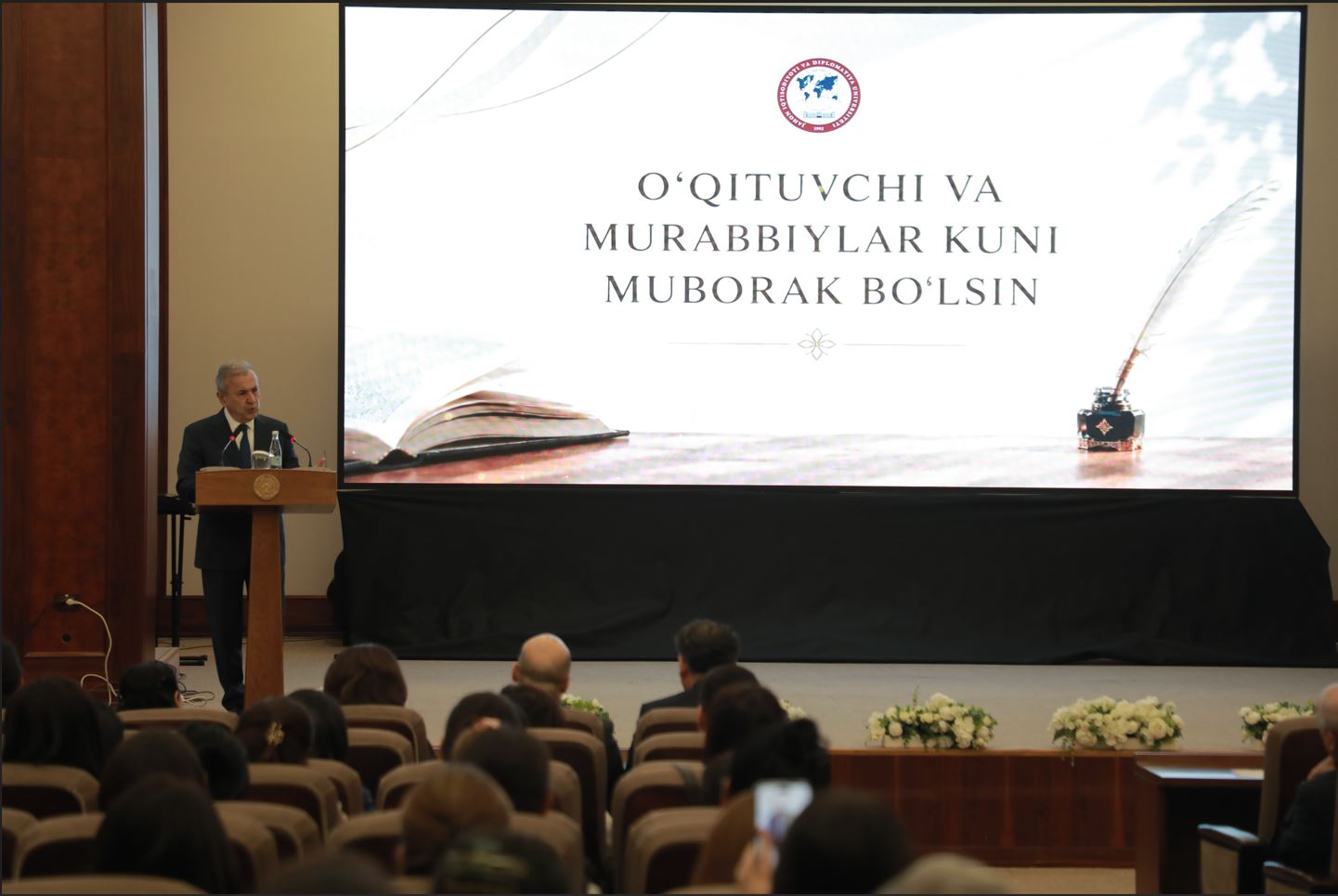 JIDUda O‘qituvchi va murabbiylar kuniga bag‘ishlangan tantanali tadbir bo‘lib o‘tdi